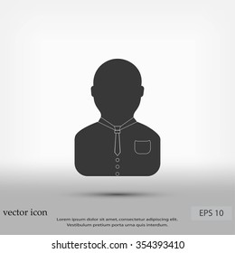  man in business suit icon