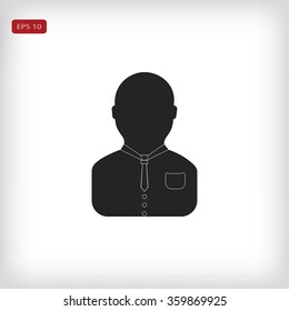  man in business suit icon