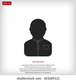  man in business suit icon