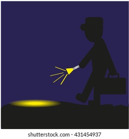 man businessman, vector icon