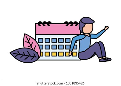man calendar reminder