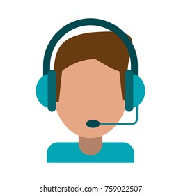 Man call center