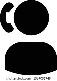 Man calling icon vectorial design
