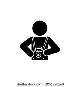 a man with a camera icon in Media, Press set