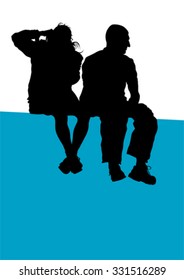 Man with a camera on white background