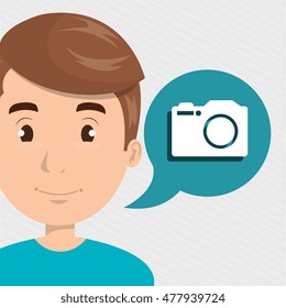 man camera photo images