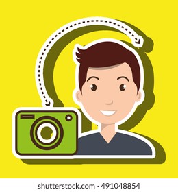 man camera photography images