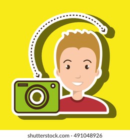 man camera photography images