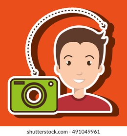 man camera photography images