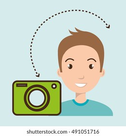 man camera photography images