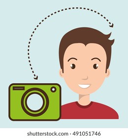 man camera photography images