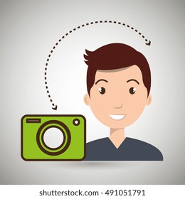 man camera photography images