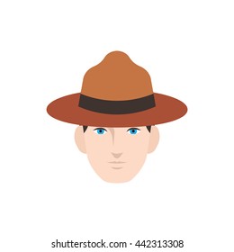 Man With Canadian Hat