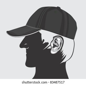 Man with cap