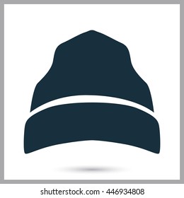 Man cap icon on the background