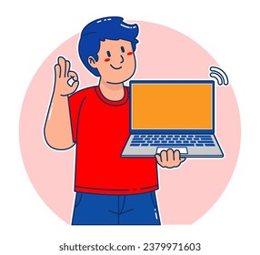 a Man carrying a laptop