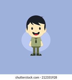 man cartoon character