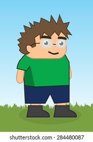 man cartoon character