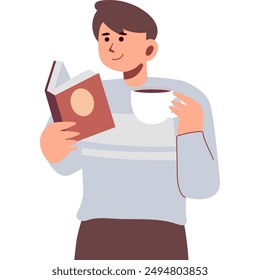 man cartoon character modern style avatar for ui, ux, web, app, brochure, flyer and presentation design, etc.