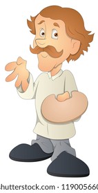 Man - Cartoon Character- Vector Illustration