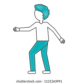 man cartoon chatacter avatar image