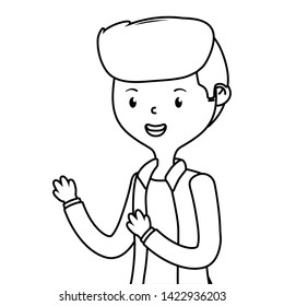Man cartoon design vector