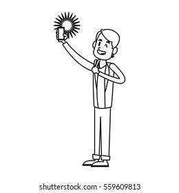 man cartoon icon