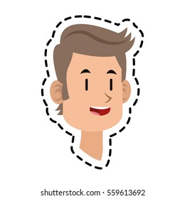 man cartoon icon
