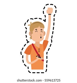 man cartoon icon