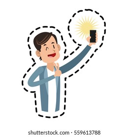 man cartoon icon