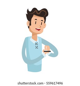 man cartoon icon