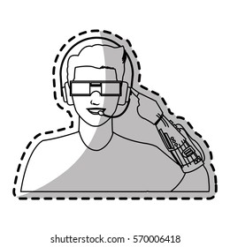 man cartoon icon