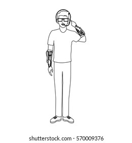 man cartoon icon