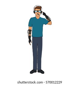 man cartoon icon