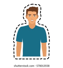 man cartoon icon