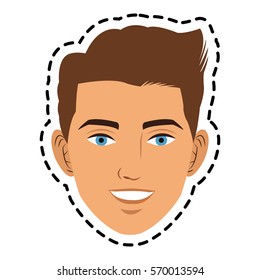 man cartoon icon