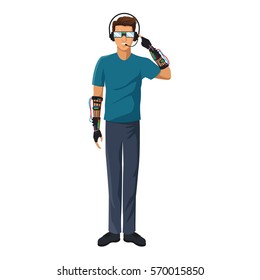 man cartoon icon