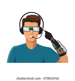 man cartoon icon
