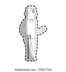 man cartoon icon