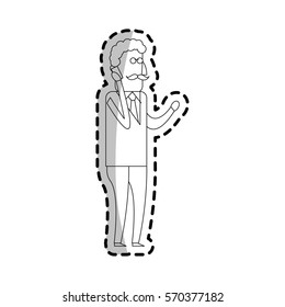 man cartoon icon