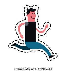 man cartoon icon