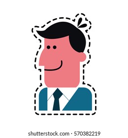 man cartoon icon