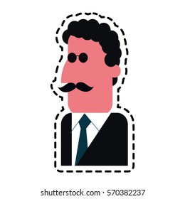 man cartoon icon