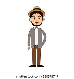 Man cartoon icon