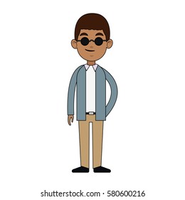 Man cartoon icon