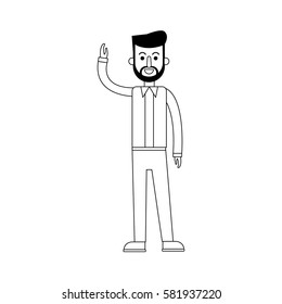 man cartoon icon