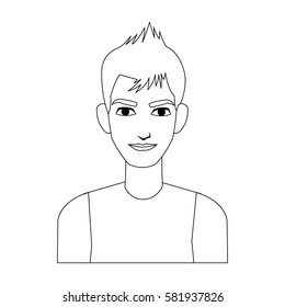 man cartoon icon