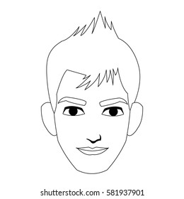 man cartoon icon