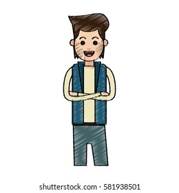 man cartoon icon