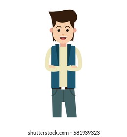 man cartoon icon